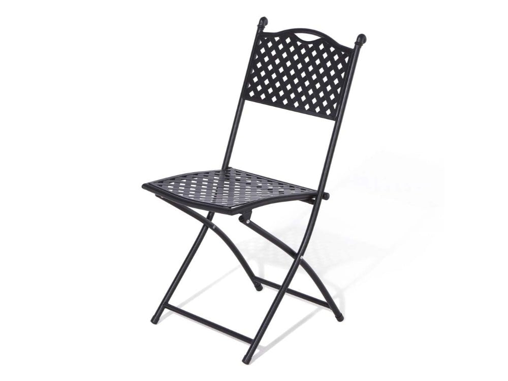 Stylish Havana Bistro 3 Piece Set in Black for Outdoor Dining_Garden Furniture