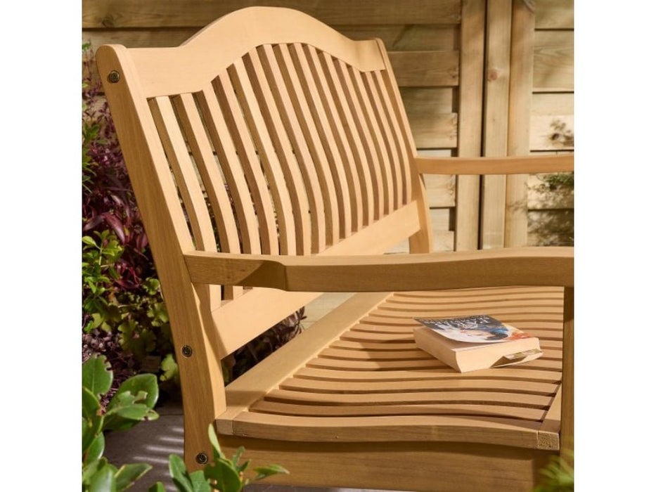 Hemsway Bench - Decorative Curved Top_Garden Benches