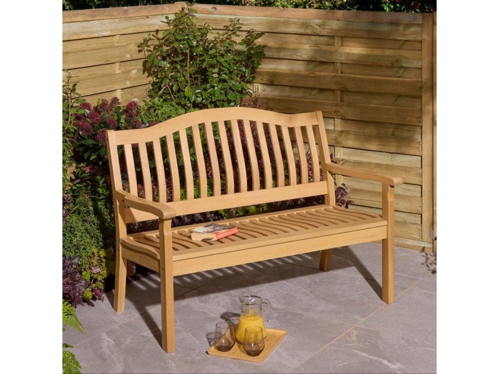 Hemsway Bench - Decorative Curved Top_Garden Benches