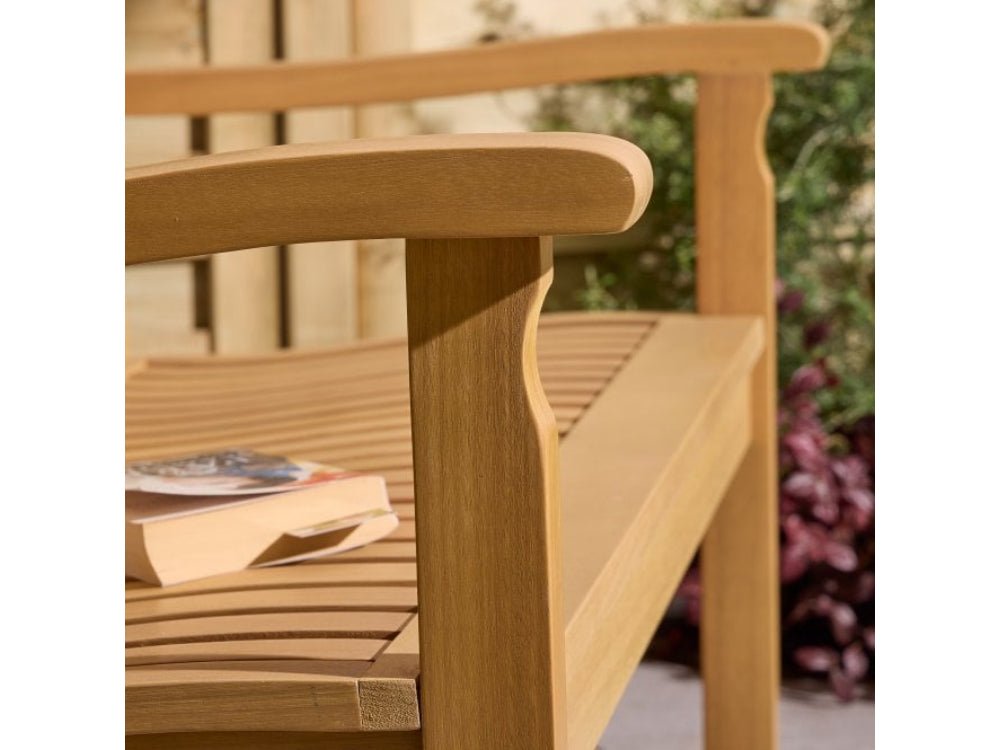 Hemsway Bench - Decorative Curved Top_Garden Benches