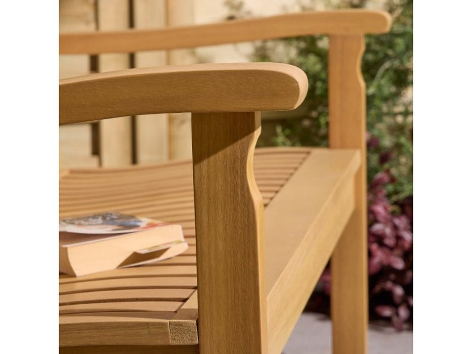 Hemsway Bench - Decorative Curved Top_Garden Benches