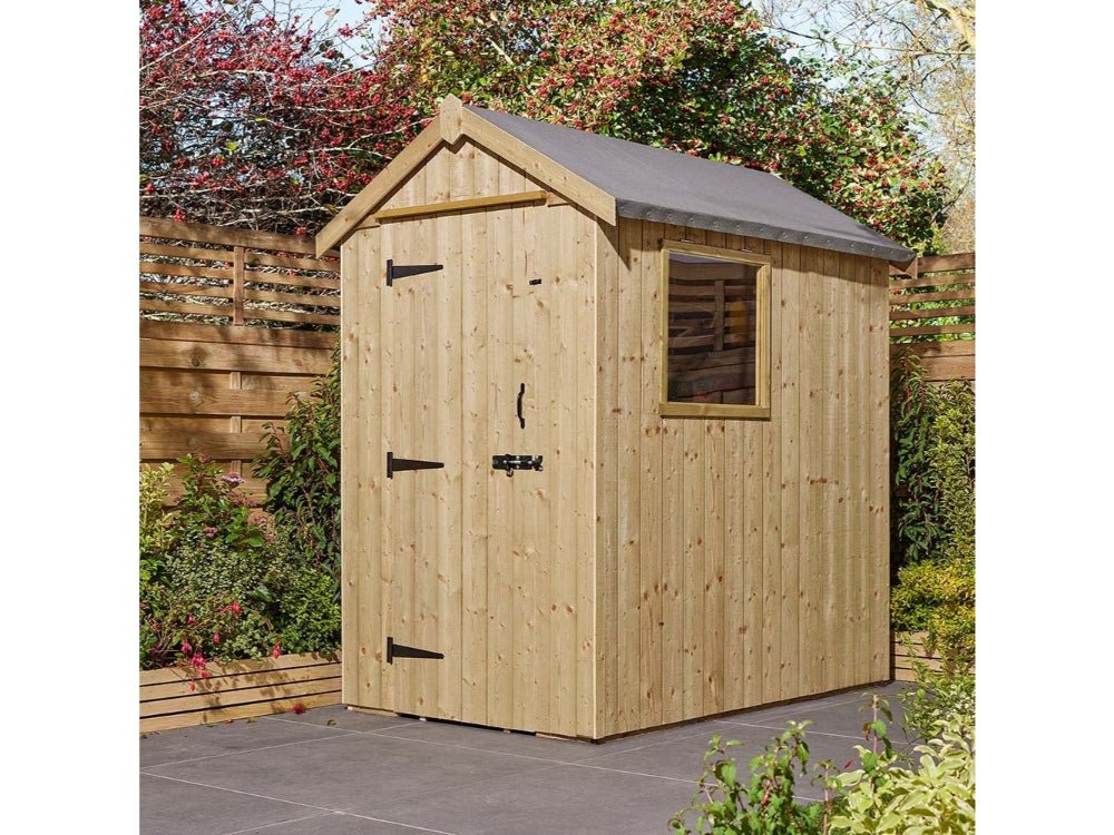 Premium Heritage 6x4 Shed Pressure Treated_Garden Furniture