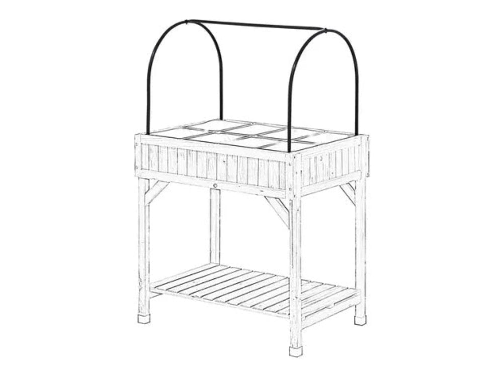 Herb Garden Greenhouse Frame_VegTrug