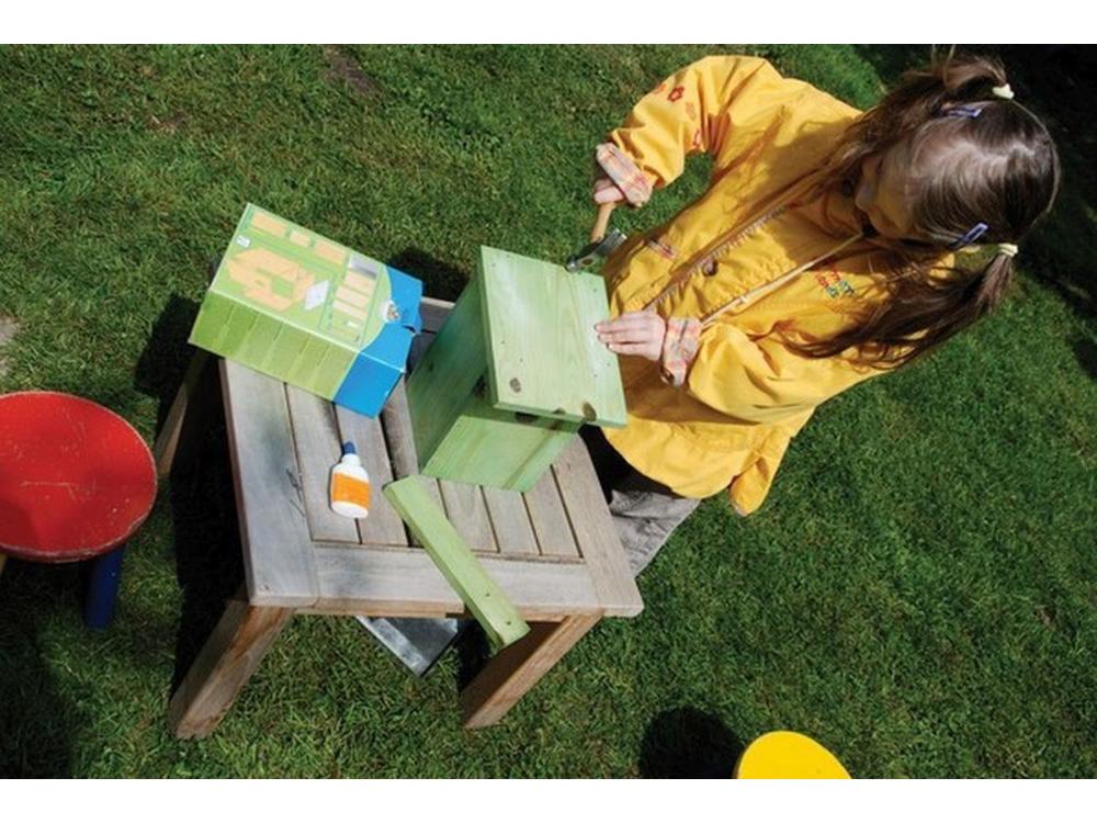 Garden Game - Nesting Box in Natural Green DIY Kit_Garden Games