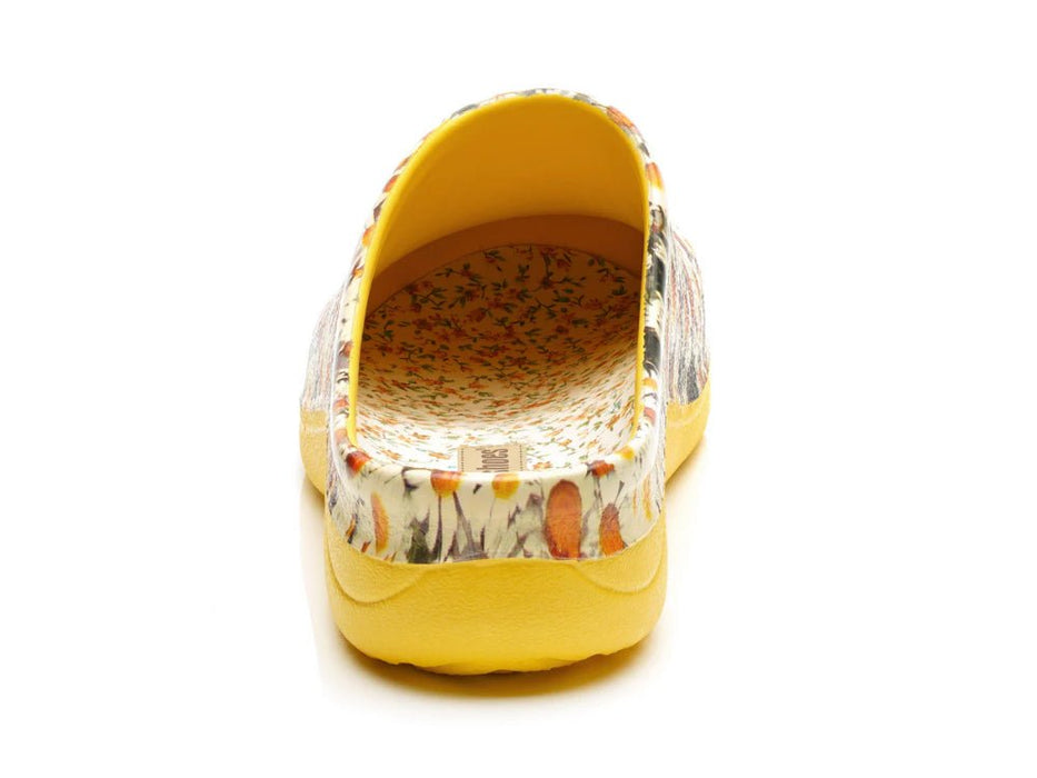 Lemon Daisy Classic Women's Clogs_Womens Slip On Clogs