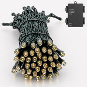 Luxform Lighting 100 LED, 10M Battery Operated Indoor & Outdoor Warm White String Lights With Auto Timer_String Lights