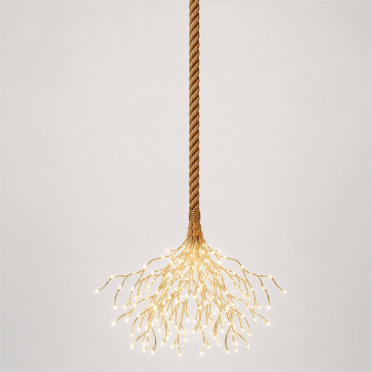 Luxform Battery Operated Hemp Rope Light with Branch_Rope Lights