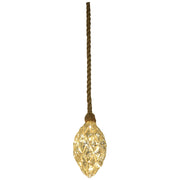 Luxform Battery Operated Hemp Rope Light with Pine Cones_Rope Lights
