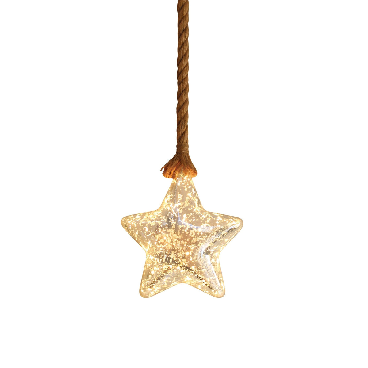 Luxform Battery Operated Hemp Rope Light with Star_Rope Lights