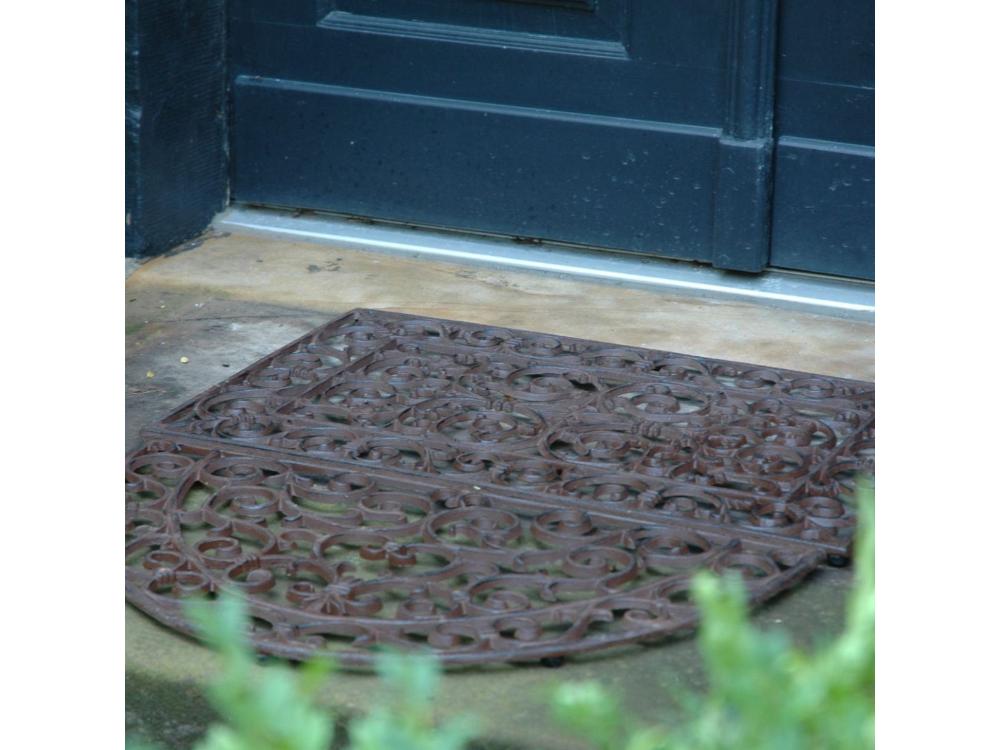 Cast Iron Doormat - Scrolled Rectangular Shape_Doormats