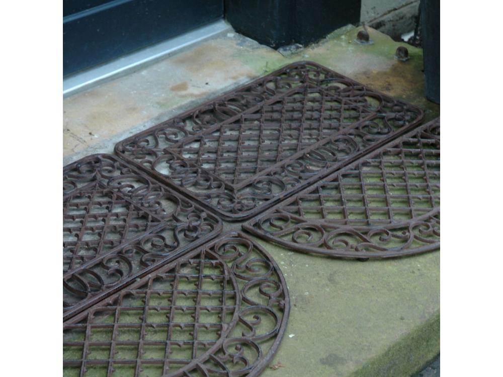 Cast Iron Doormat - Rectangular Shape in Classic Design_Doormats