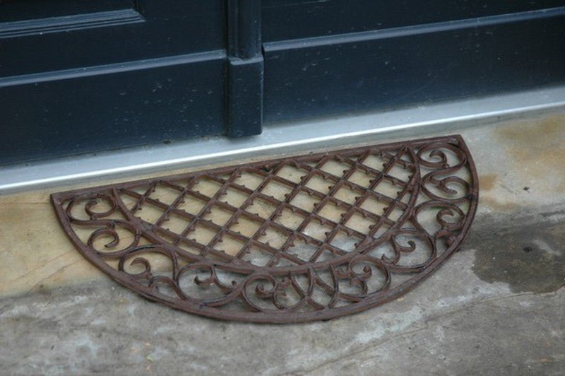 Cast Iron Doormat - Half Round Classic Design_Doormats