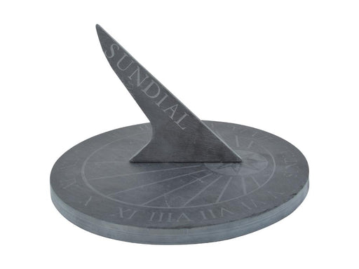 Round Slate Sundial – Elegant Outdoor Garden Timepiece_Weather Range