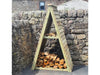 Triangle Log Store – Heavy Duty Wooden Firewood Storage_Log Store