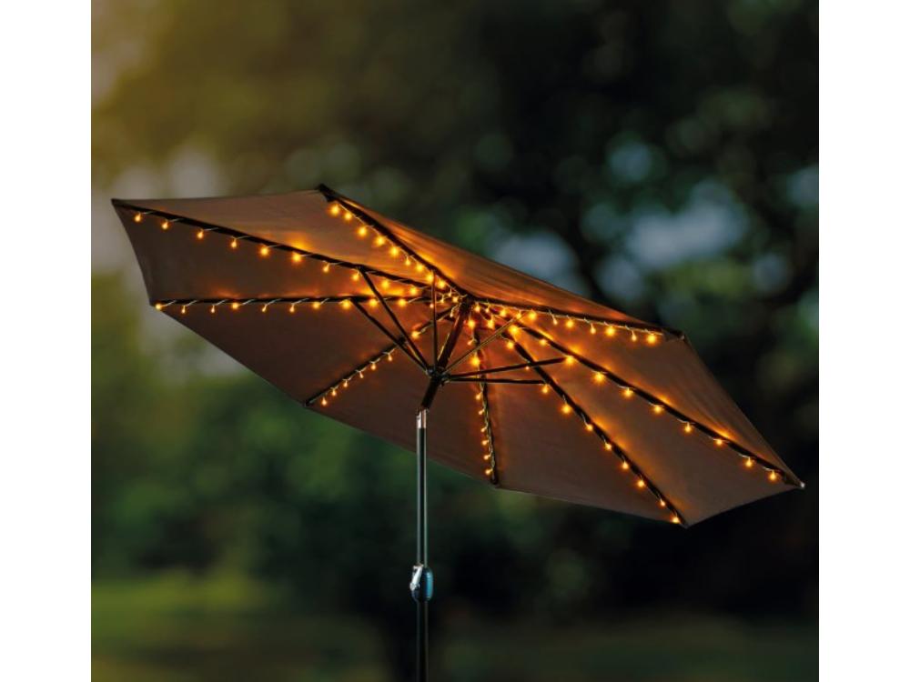 Warm White 80 LED Parasol Lights_Parasol Accessories