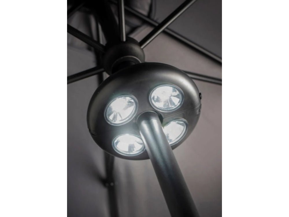 12 LED Battery Operated Parasol Lights - Cool White_Parasol Accessories
