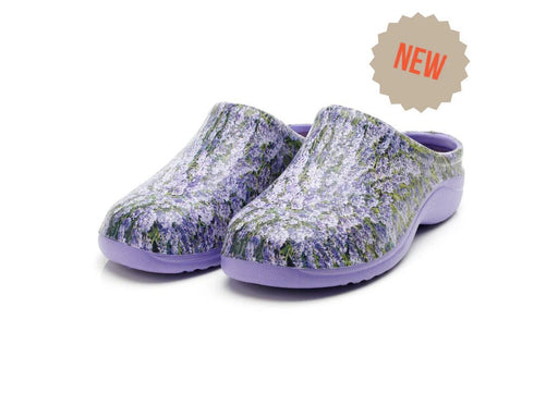 Lavender Fields Classic Womens Clogs_Womens Slip On Clogs