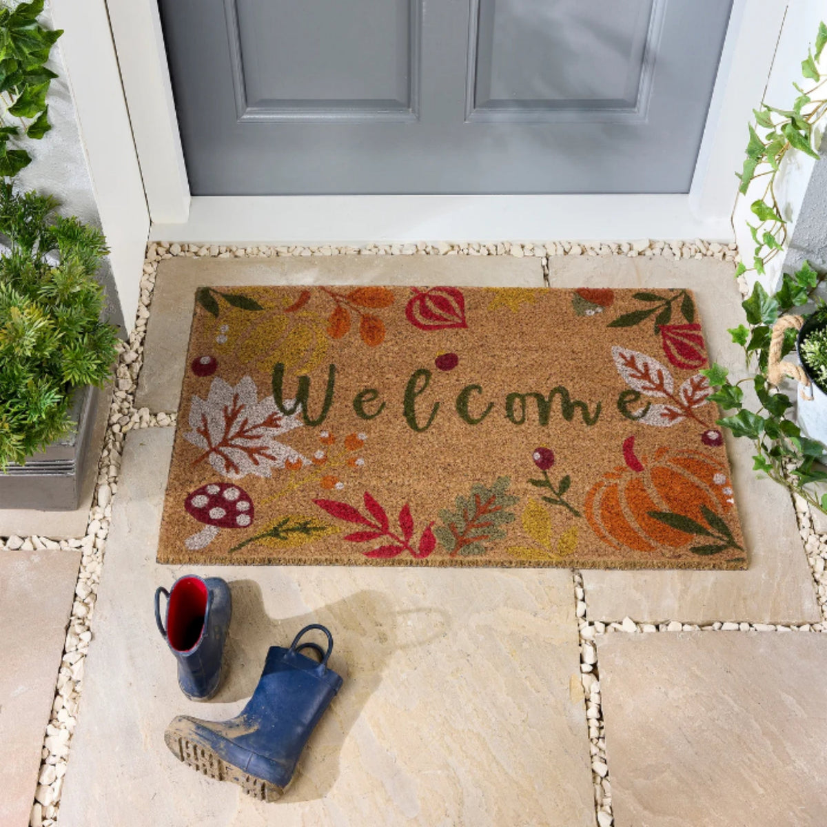 My Mat Printed Coir Autumnal Welcome_Halloween