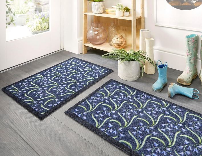 My Mat Nylon Indoor Pattern My Bluebells Mat or Runner_Doormats