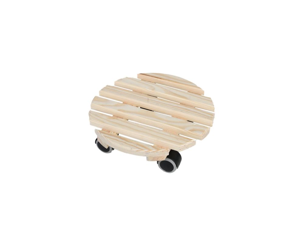Round Wooden Caddy_Pot Caddies