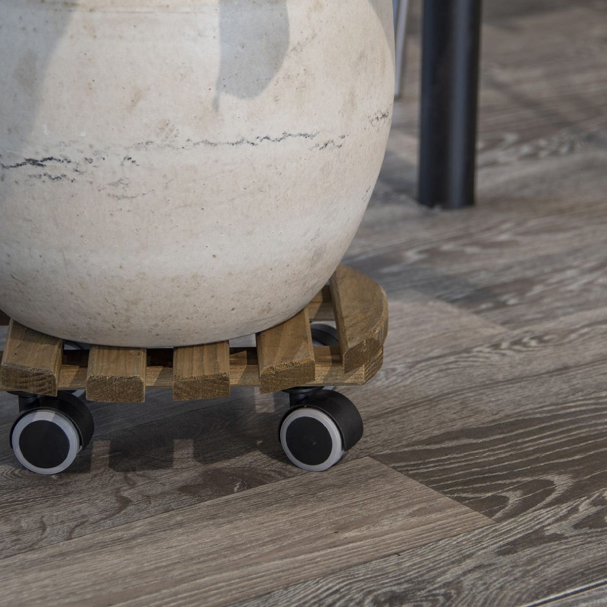 Round Wooden Caddy_Pot Caddies