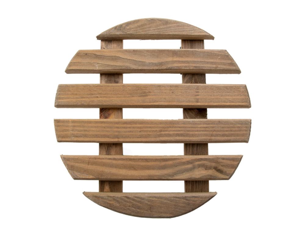 Round Wooden Caddy_Pot Caddies