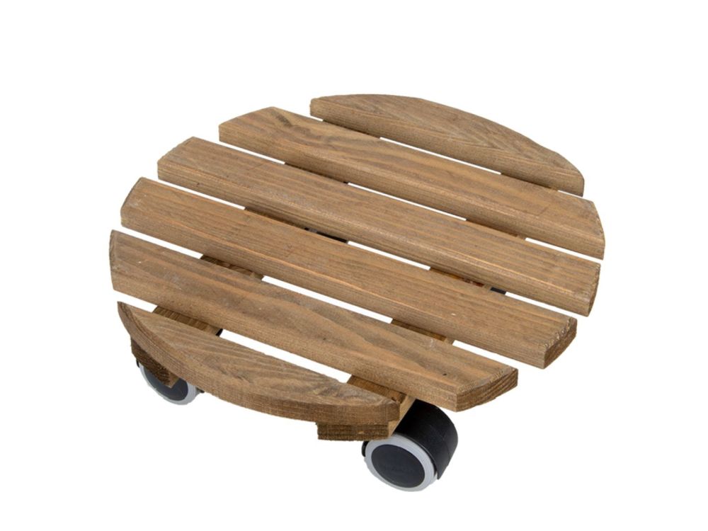Round Wooden Caddy_Pot Caddies