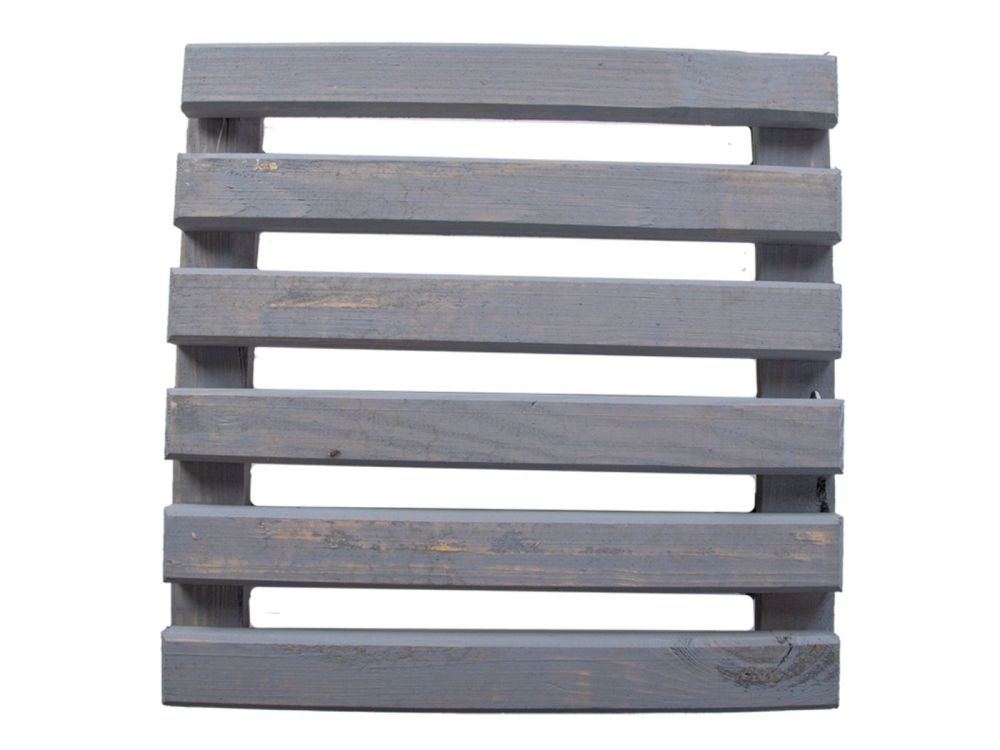 Square Wooden Caddy - Light Wood_Pot Caddies