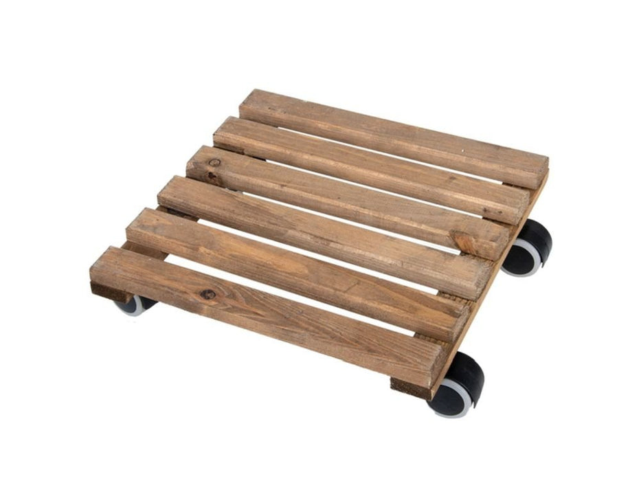 Moda Timber Caddy Pot Caddy Plant Pot Mover | Square — Home & Garden Extras