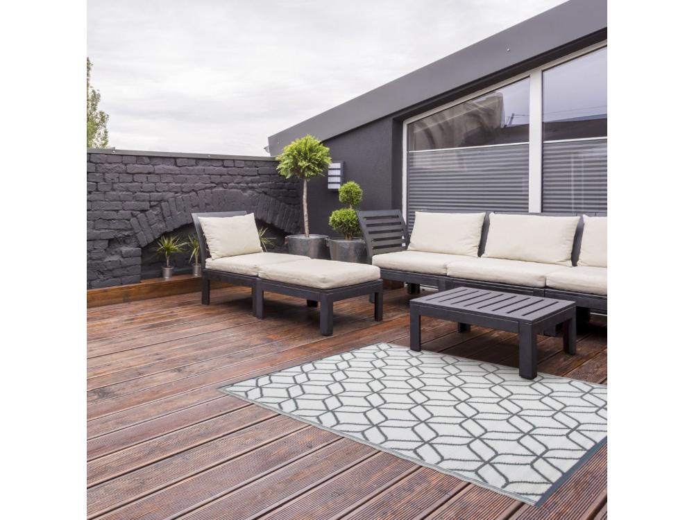 Hexagon Diamond Rug Outdoor Reversible Carpet_Outdoor Rugs