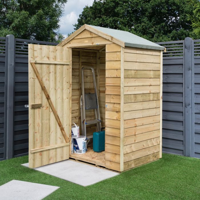 Overlap 4ft x 3ft Shed