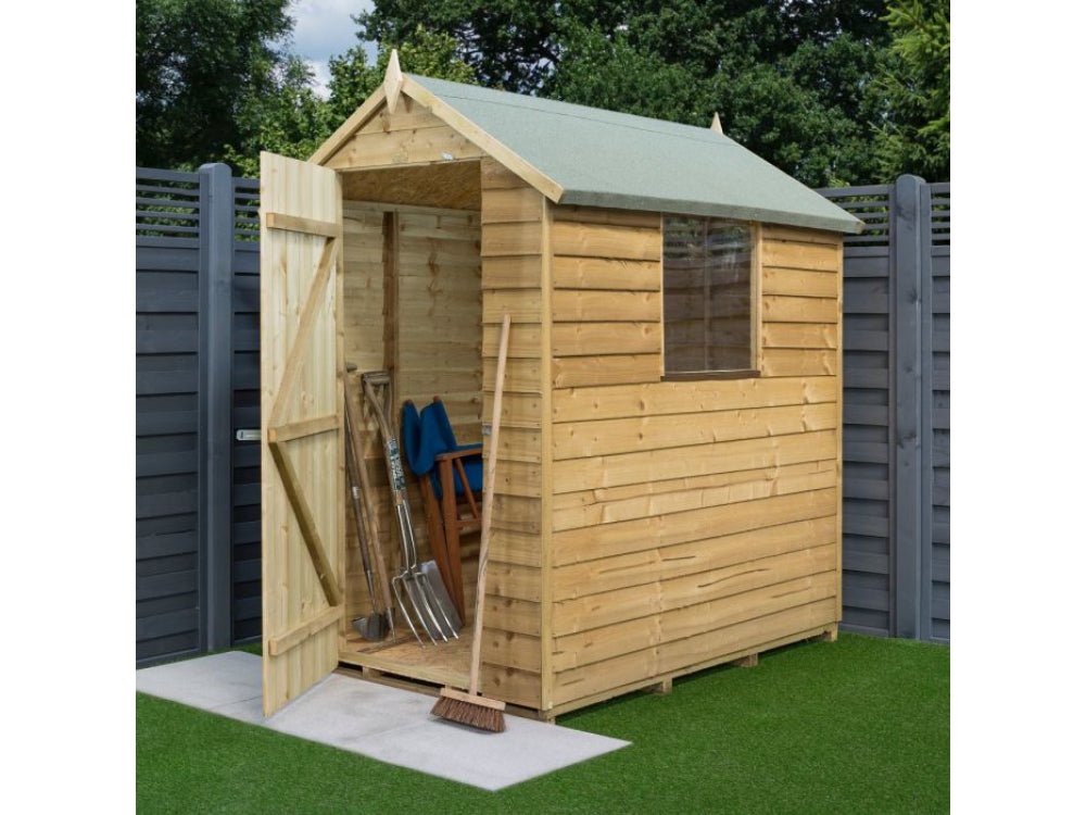 Overlap 6ft x 4ft Shed_Garden Sheds
