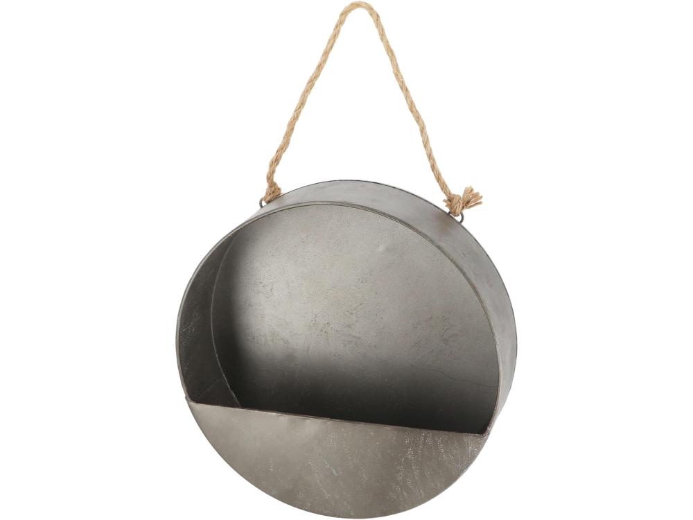 Round Wall Planter With Jute String - Easy To Hang_Wall Mounted Planters