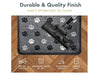 Supersoft Washable Mat - Grey Paw Print_Doormats