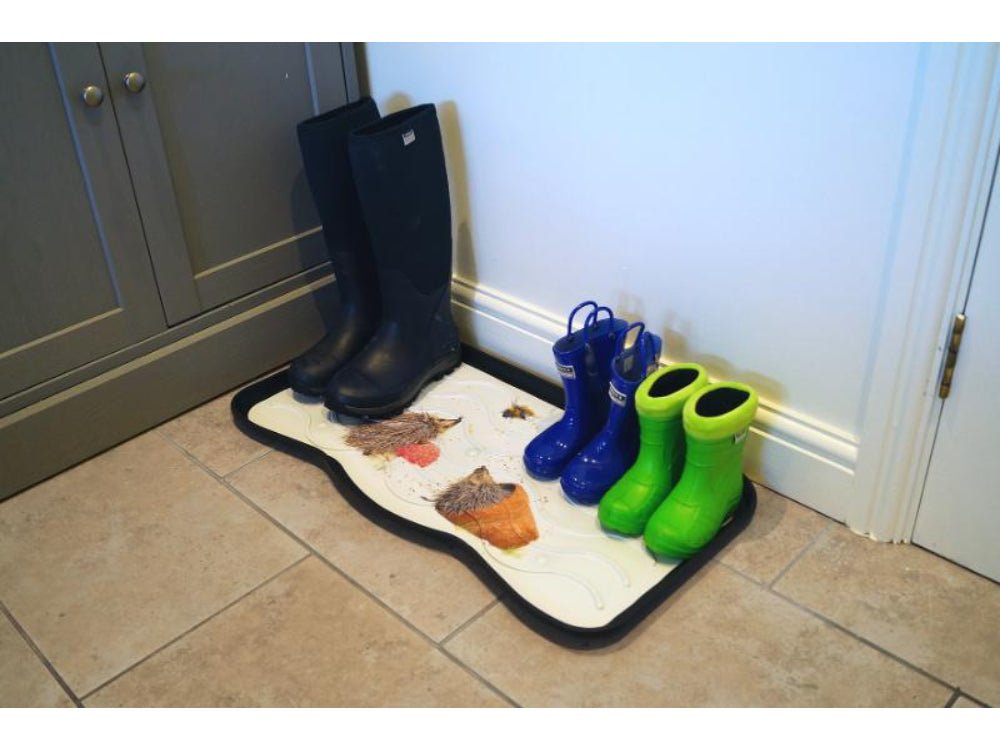 Bree Merryn Printed Utility Tray - Brillo Barb & Bumble (Hedgehogs)_Doormats