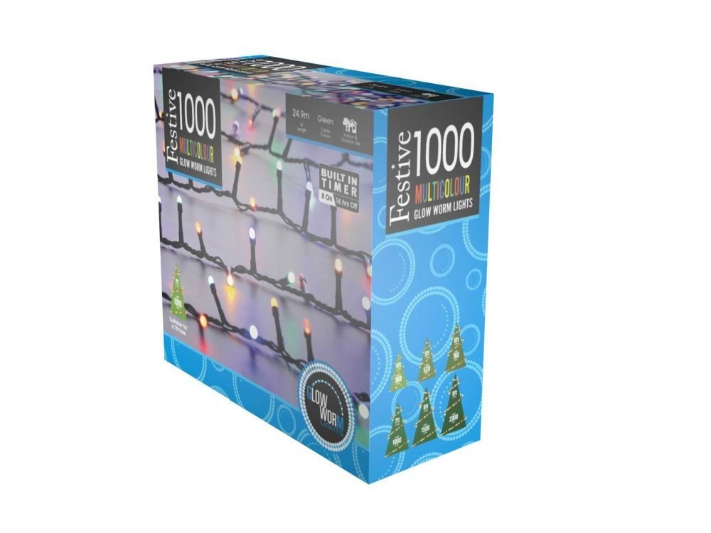 Glow - worm lights - Multicolour_Christmas Lights