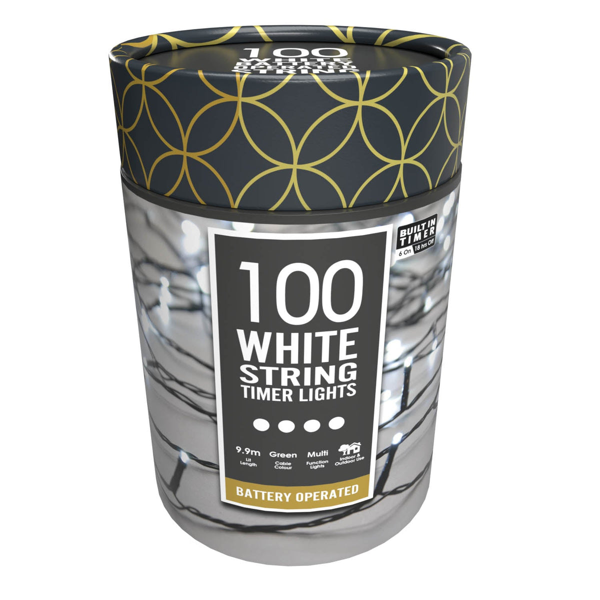 Battery Operated String Lights - White_Christmas Lights