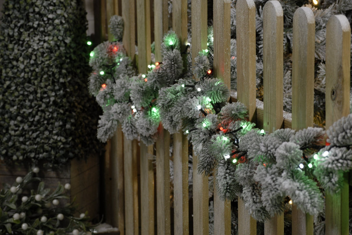 Glow - worm lights - Jolly holly (Green & Red)_Christmas Lights