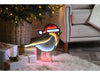 Robin Infinity Light Robin Red Boots w/wooden base - Indoor Christmas Decoration 40cm_Indoor Christmas Decorations