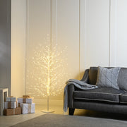 Lit Twinkling Microdot Tree - White_Artificial Christmas Trees