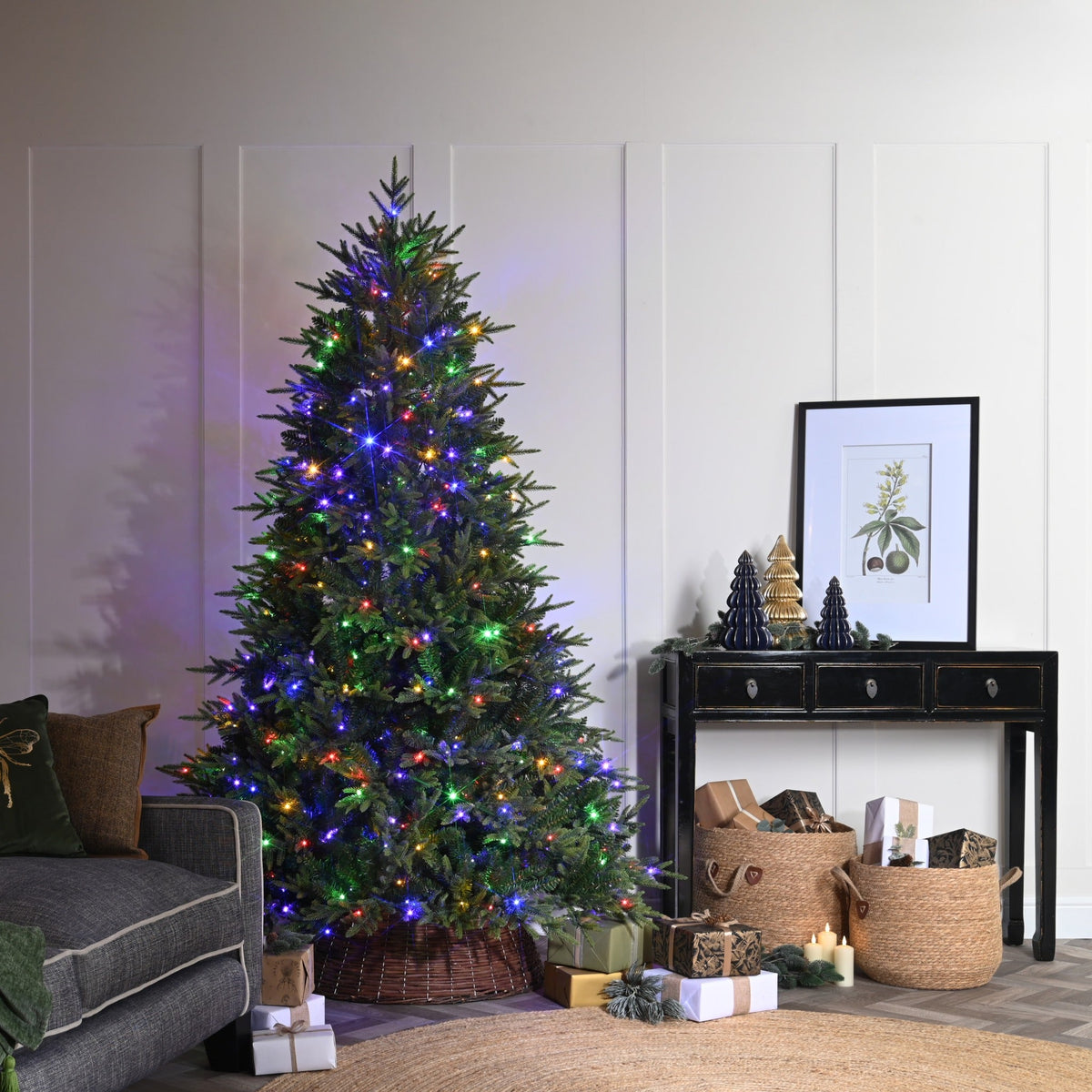 210cm Prelit Crystal River Fir Tree_Artificial Christmas Trees
