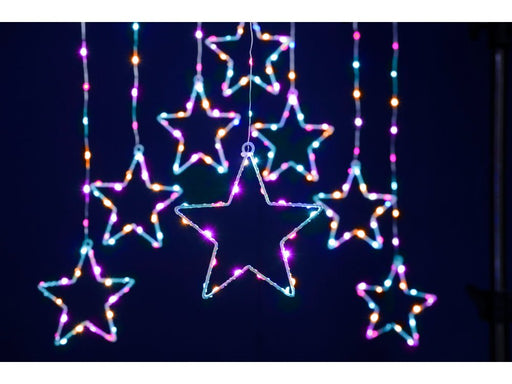 Star Curtain Light - chose from 3 colours - 120cm x 120cm_Indoor Christmas Decorations