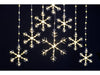 Snowflake Curtain Light - chose from 3 colours - 120cm x 120cm_Indoor Christmas Decorations