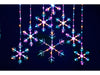 Snowflake Curtain Light - chose from 3 colours - 120cm x 120cm_Indoor Christmas Decorations