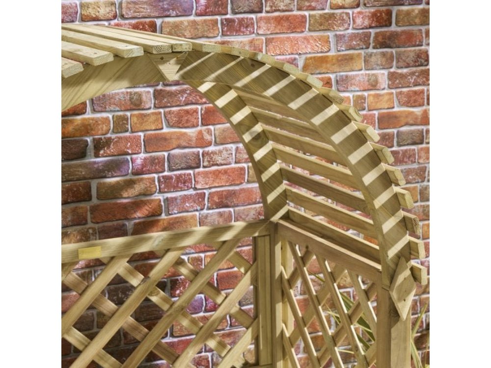 Chiltern Arbour with Storage Box_Swings, Arbours & Arches