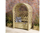 Chiltern Arbour with Storage Box_Swings, Arbours & Arches