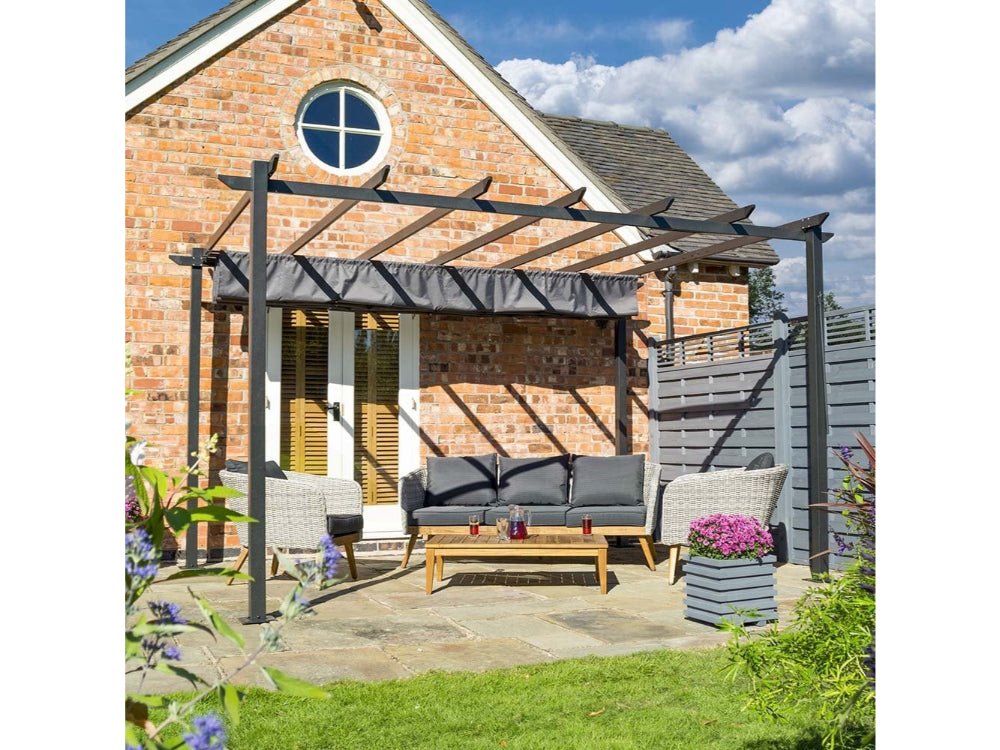 Venetian Grey Canopy 4×3_Garden Furniture