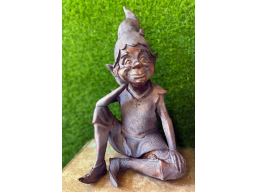 Pixie Sitting Sculpture Garden Ornament_Garden Ornaments
