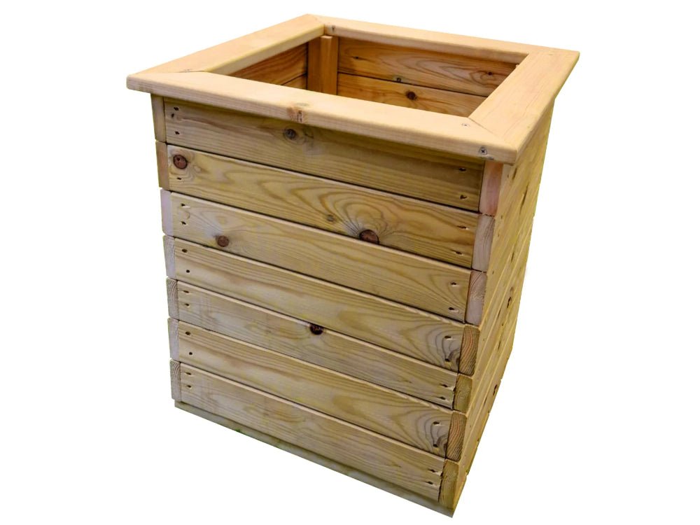 Deluxe Square Planter – Stylish Wooden Planter for Patios & Gardens_Planters