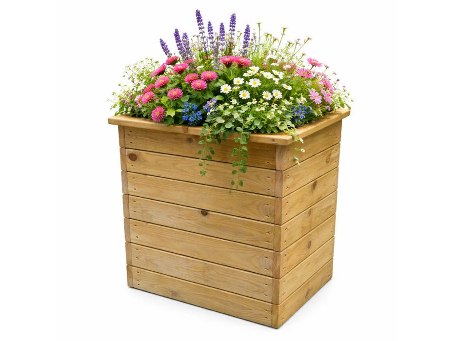 Deluxe Square Planter – Stylish Wooden Planter for Patios & Gardens_Planters